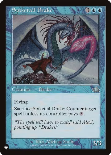 Spiketail Drake (48/143), The List Reprints — Magic card price