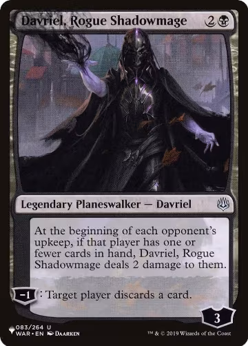 Davriel, Rogue Shadowmage (083/264), The List Reprints — Magic card price