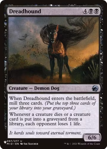 Dreadhound (097/277), The List Reprints — Magic card price