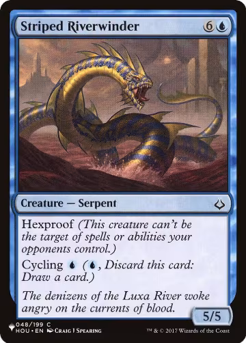 Striped Riverwinder (048/199), The List Reprints — Magic card price