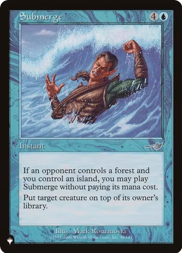 Submerge (48/143), The List Reprints — Magic card price