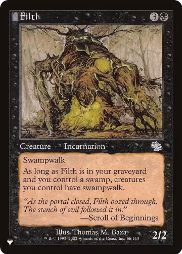 Filth (66/143), The List Reprints — Magic card price