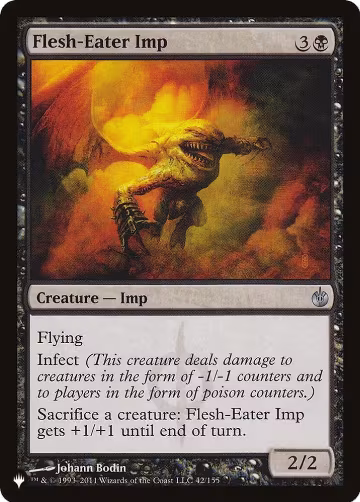 Flesh-Eater Imp (42/155), The List Reprints — Magic card price