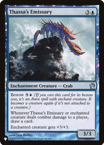Thassa's Emissary (68/249), The List Reprints — Magic card price