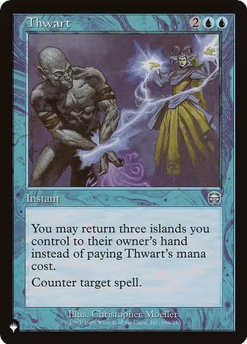 Thwart (108/350), The List Reprints — Magic card price