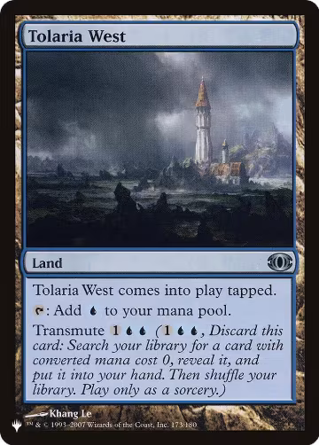 Tolaria West (FUT) (173/180), The List Reprints — Magic card price