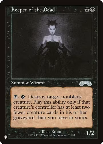 Keeper of the Dead (65/143), The List Reprints — Magic card price