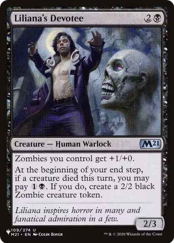 Liliana's Devotee (109/274), The List Reprints — Magic card price