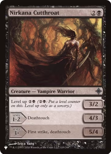Nirkana Cutthroat (119/248), The List Reprints — Magic card price