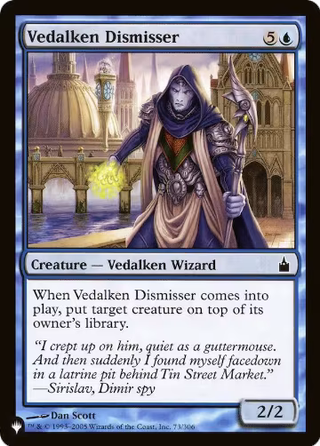 Vedalken Dismisser (73/306), The List Reprints — Magic card price
