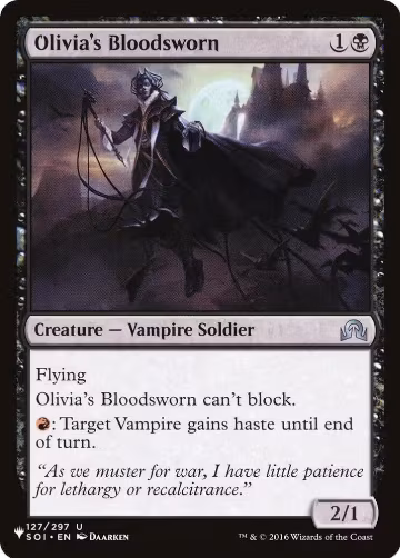Olivia's Bloodsworn (127/297), The List Reprints — Magic card price