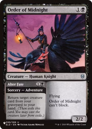 Order of Midnight (099/269), The List Reprints — Magic card price