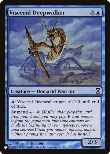 Viscerid Deepwalker (91/301), The List Reprints — Magic card price