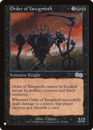 Order of Yawgmoth (USG) (144/350), The List Reprints — Magic card price