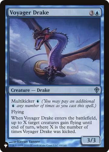 Voyager Drake (45/145), The List Reprints — Magic card price