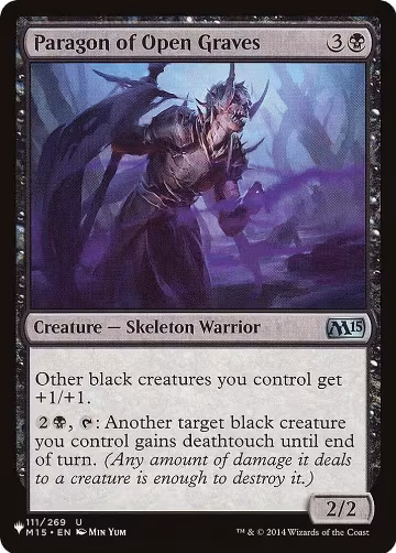 Paragon of Open Graves (111/269), The List Reprints — Magic card price