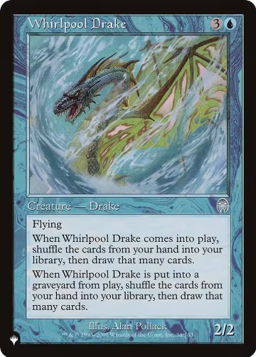 Whirlpool Drake (34/143), The List Reprints — Magic card price