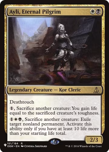 Ayli, Eternal Pilgrim (151/184), The List Reprints — Magic card price