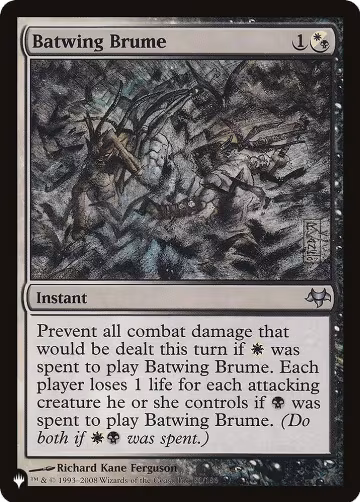Batwing Brume (81/180), The List Reprints — Magic card price