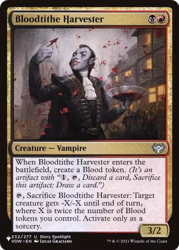 Bloodtithe Harvester (232/277), The List Reprints — Magic card price