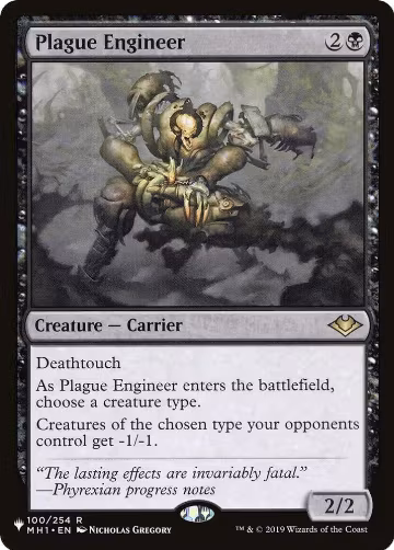 Plague Engineer (100/254), The List Reprints — Magic card price