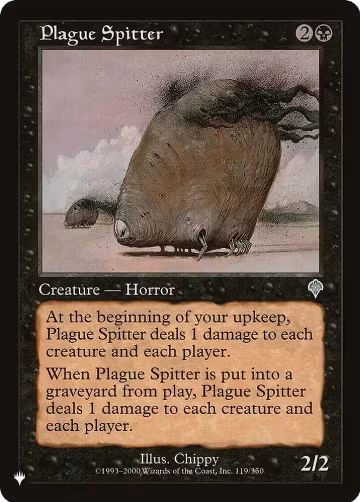 Plague Spitter (119/350), The List Reprints — Magic card price