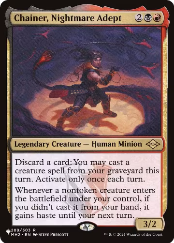 Chainer, Nightmare Adept (289/303), The List Reprints — Magic card price