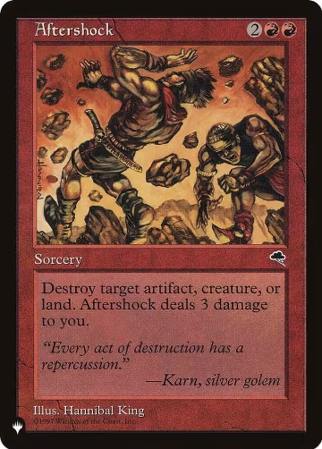Aftershock, The List Reprints — Magic card price