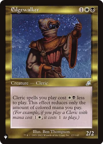 Edgewalker (137/143), The List Reprints — Magic card price