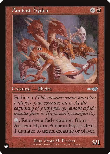Ancient Hydra (76/143), The List Reprints — Magic card price