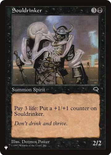 Souldrinker, The List Reprints — Magic card price