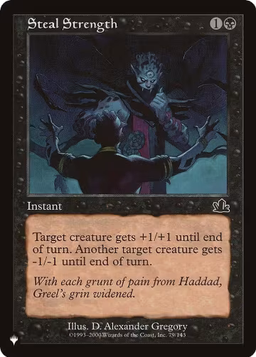 Steal Strength (79/143), The List Reprints — Magic card price
