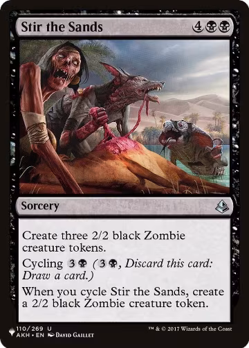 Stir the Sands (110/269), The List Reprints — Magic card price