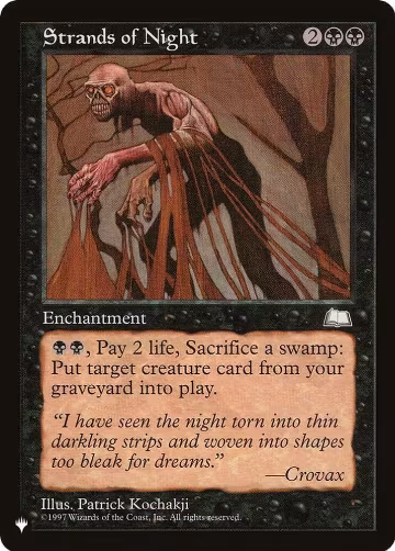 Strands of Night, The List Reprints — Magic card price
