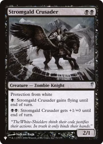 Stromgald Crusader (71/155), The List Reprints — Magic card price
