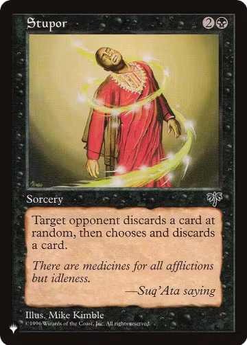 Stupor, The List Reprints — Magic card price
