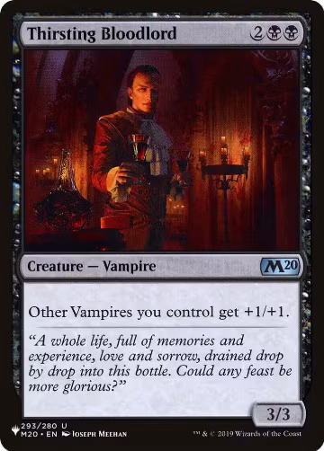 Thirsting Bloodlord (293/280), The List Reprints — Magic card price