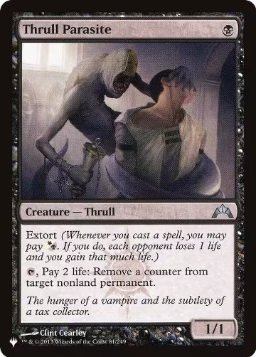 Thrull Parasite (81/249), The List Reprints — Magic card price