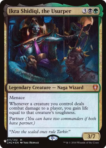 Ikra Shidiqi, the Usurper (011/312), The List Reprints — Magic card price
