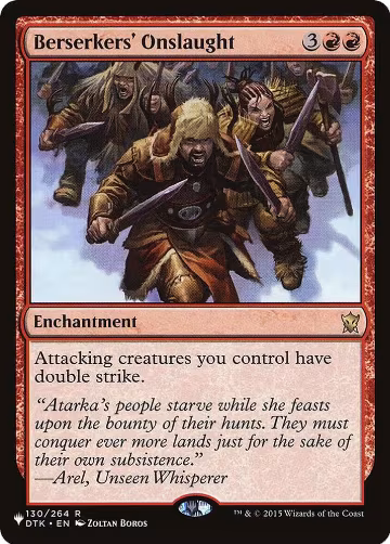 Berserkers' Onslaught (130/264), The List Reprints — Magic card price