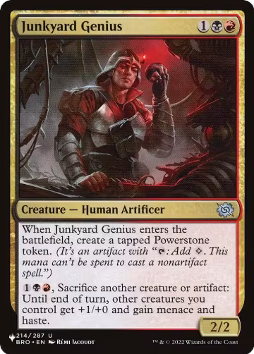 Junkyard Genius (214/012), The List Reprints — Magic card price