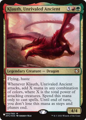 Klauth, Unrivaled Ancient (050/062), The List Reprints — Magic card price