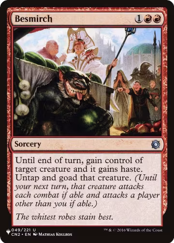 Besmirch (049/221), The List Reprints — Magic card price