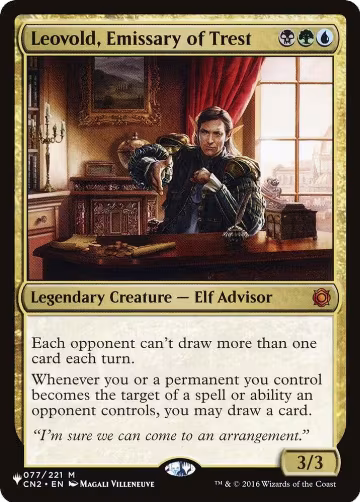 Leovold, Emissary of Trest (077/221), The List Reprints — Magic card price