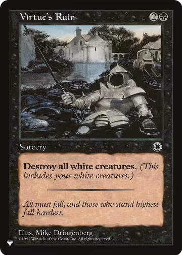 Virtue's Ruin, The List Reprints — Magic card price