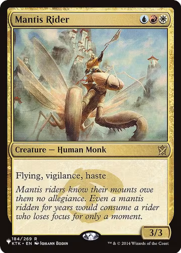 Mantis Rider (184/269), The List Reprints — Magic card price