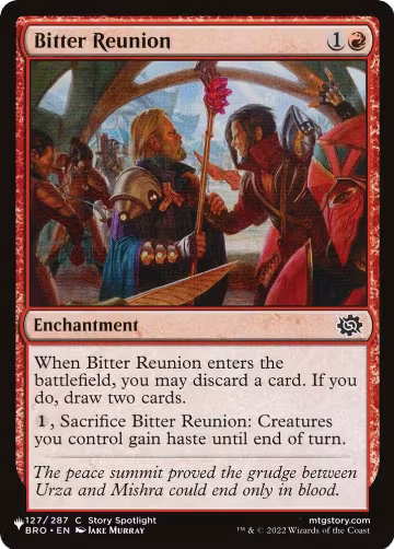 Bitter Reunion (127/012), The List Reprints — Magic card price