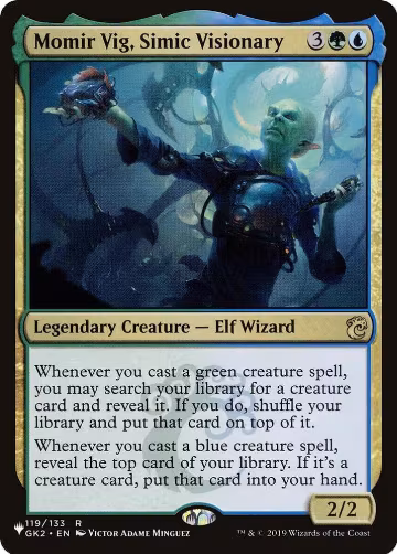 Momir Vig, Simic Visionary (119/133), The List Reprints — Magic card price