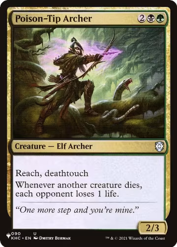 Poison-Tip Archer (090), The List Reprints — Magic card price