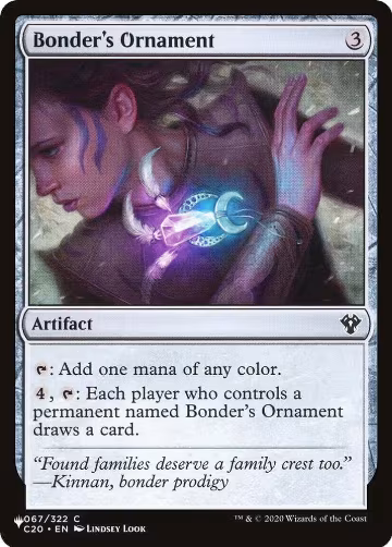 Bonder's Ornament (067/322), The List Reprints — Magic card price
